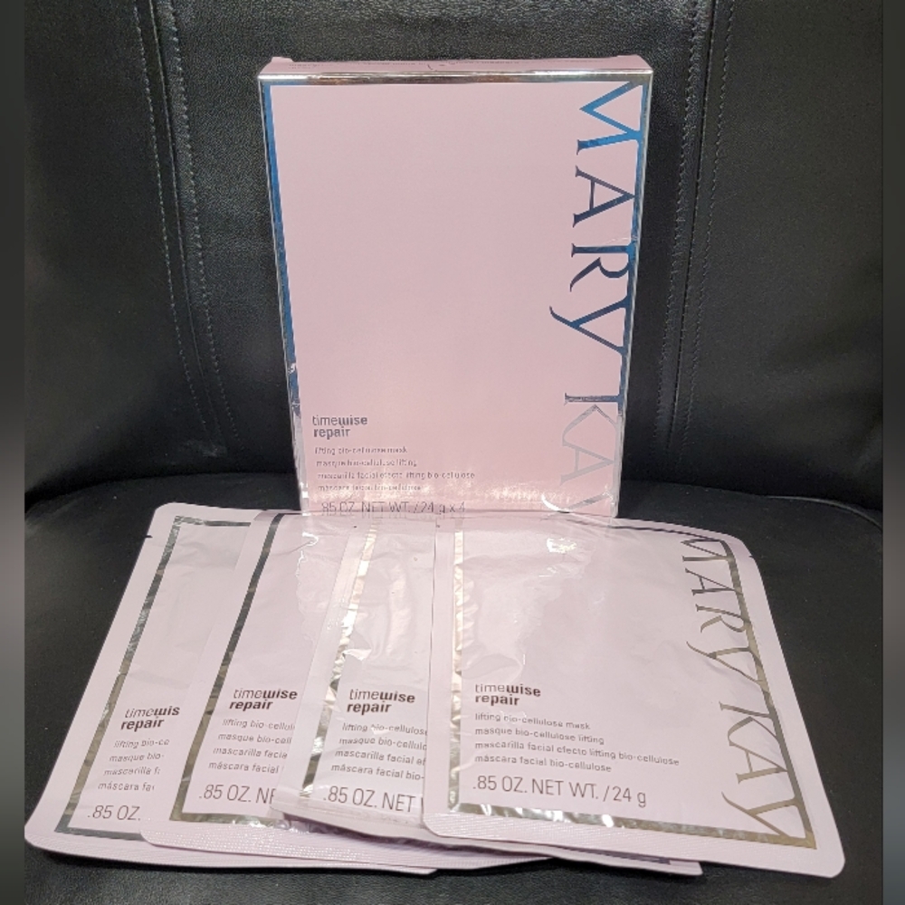 4 Sealed Lifting Bio-Cellulose Mask Mary Kay Timewise Repair (4 Mask / 1 Box)